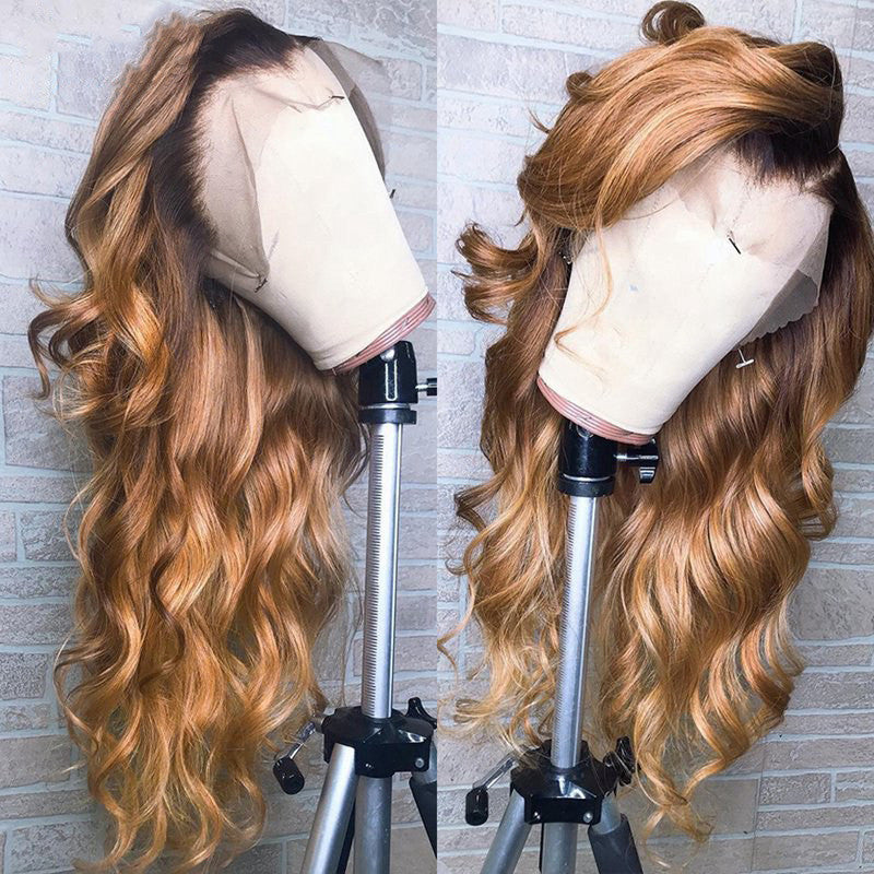 Ombre Lace Front Human Hair Wigs Remy Colorful Ombre Lace Front Human Hair Wigs Remy Colorful